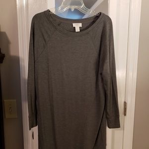 Long Gray Tunic from Loft